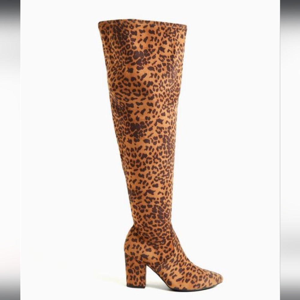 Torrid over the knee thigh high Leopard Cheetah boots